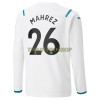 Original Fußballtrikot Manchester City Riyad Mahrez 26 Auswärtstrikot 2021-22 Langarm Für Herren